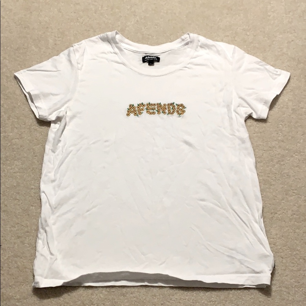 Afends sunflower logo tee